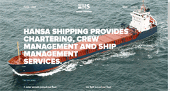 Desktop Screenshot of hansashipping.ee